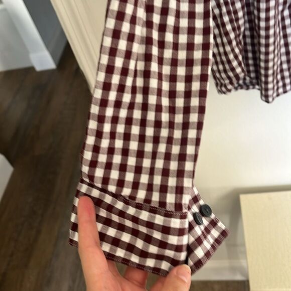 Columbia Brown White Checks Long Sleeve Button Down Shirt Men's L Outdoor Camp - Picture 4 of 6